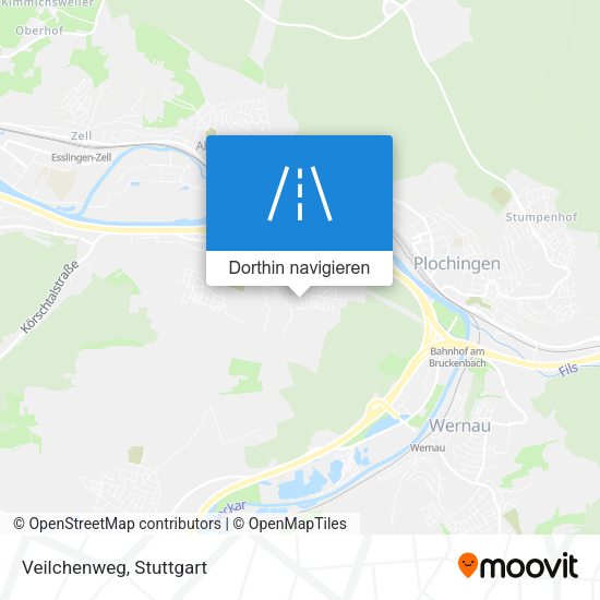 Veilchenweg Karte