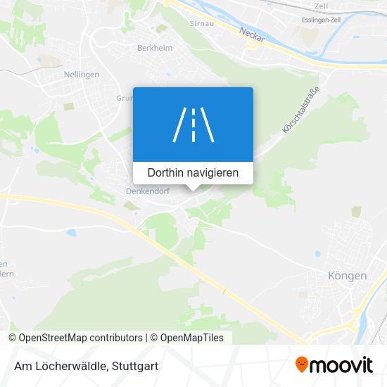 Am Löcherwäldle Karte