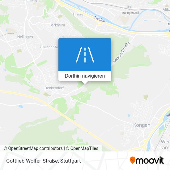 Gottlieb-Wolfer-Straße Karte