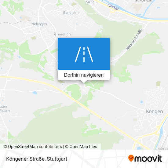 Köngener Straße Karte