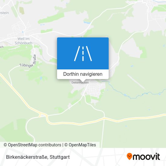 Birkenäckerstraße Karte