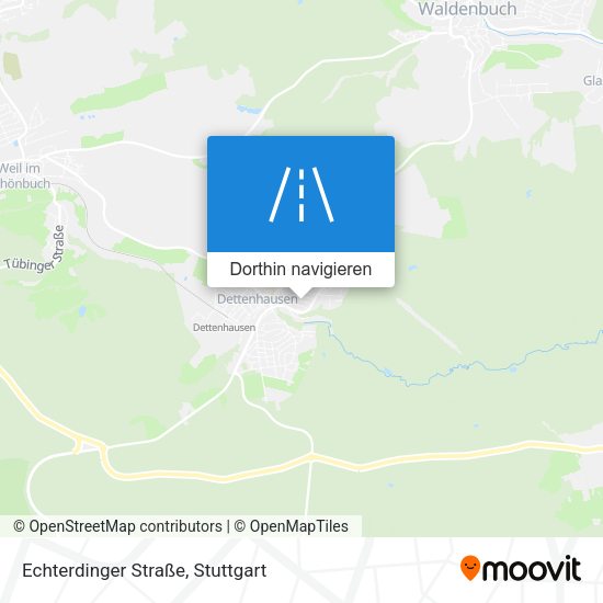 Echterdinger Straße Karte