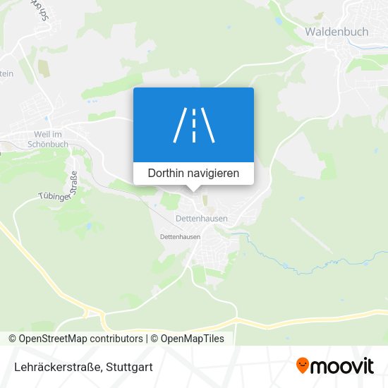 Lehräckerstraße Karte