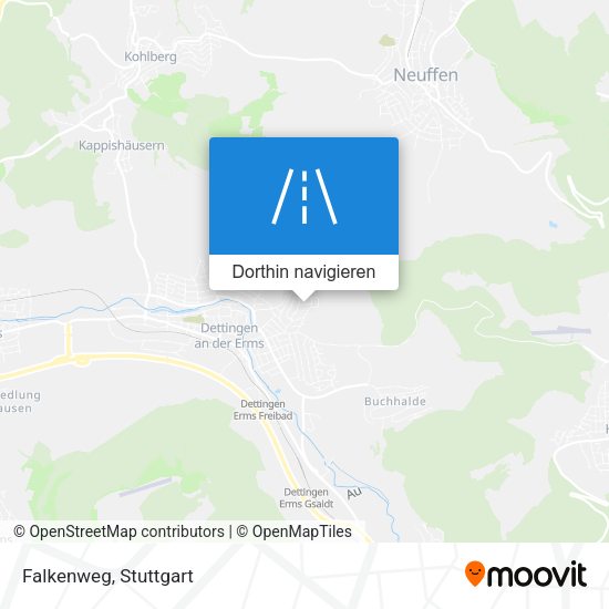 Falkenweg Karte