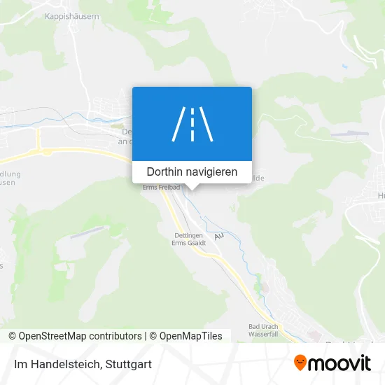 Im Handelsteich Karte