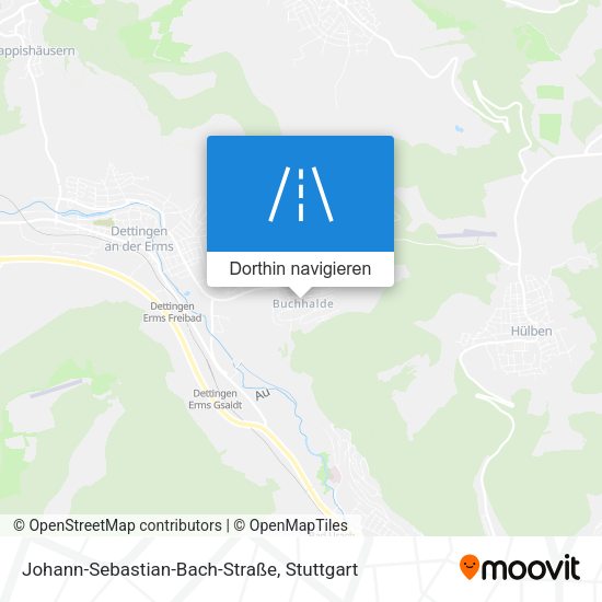 Johann-Sebastian-Bach-Straße Karte