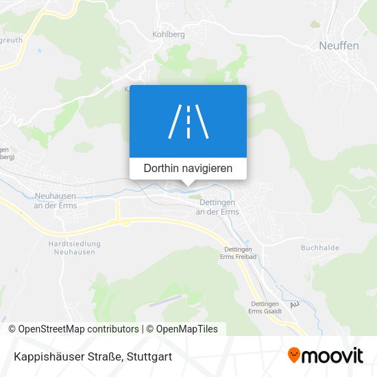 Kappishäuser Straße Karte