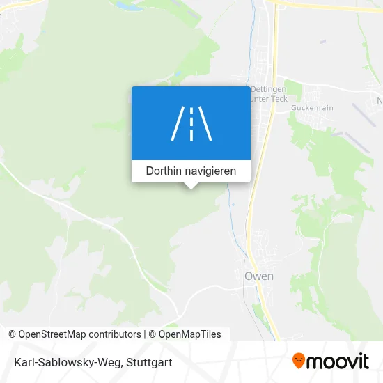 Karl-Sablowsky-Weg Karte