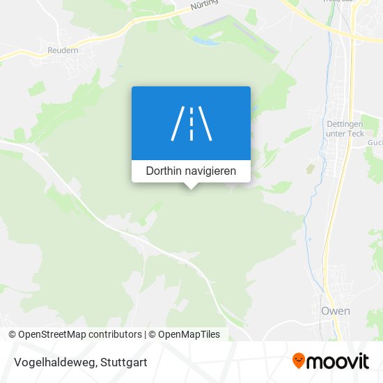 Vogelhaldeweg Karte