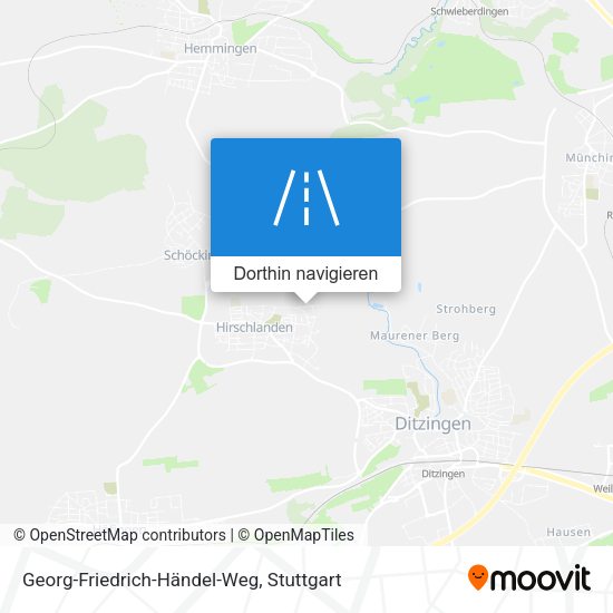 Georg-Friedrich-Händel-Weg Karte