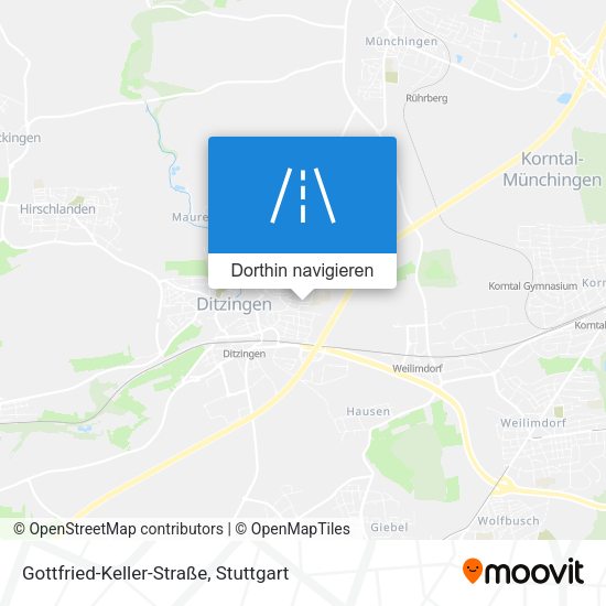 Gottfried-Keller-Straße Karte