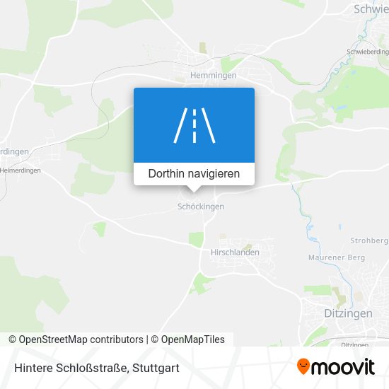 Hintere Schloßstraße Karte