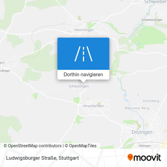 Ludwigsburger Straße Karte