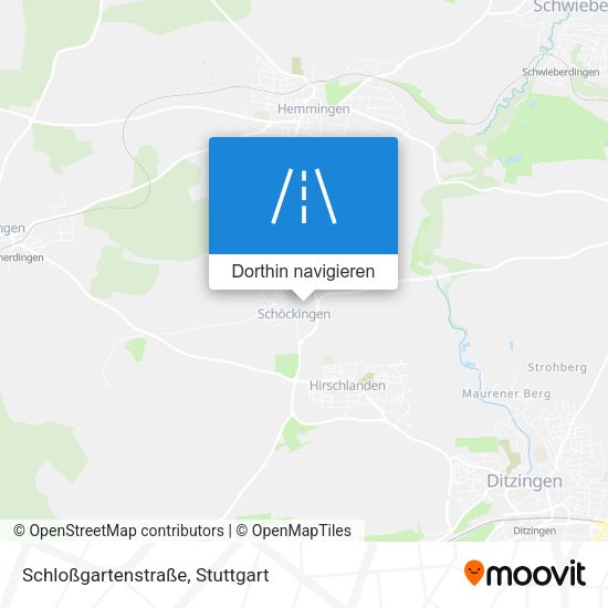 Schloßgartenstraße Karte
