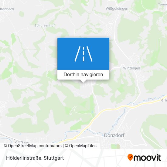 Hölderlinstraße Karte