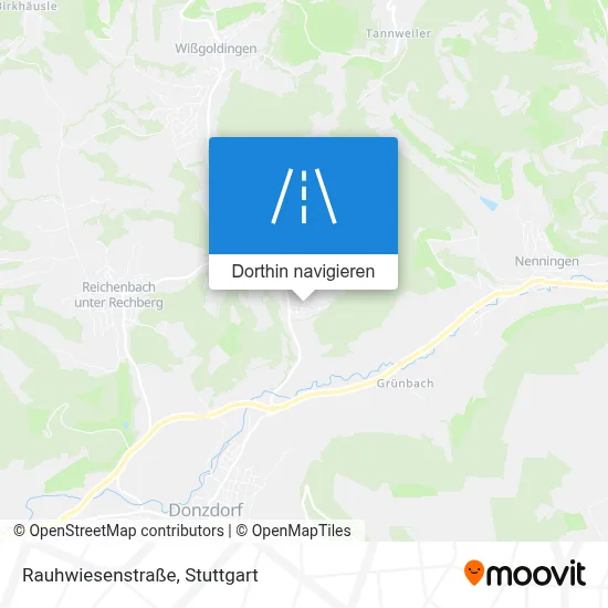 Rauhwiesenstraße Karte