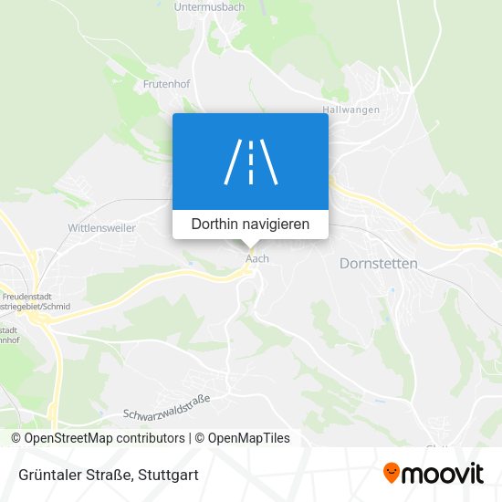 Grüntaler Straße Karte