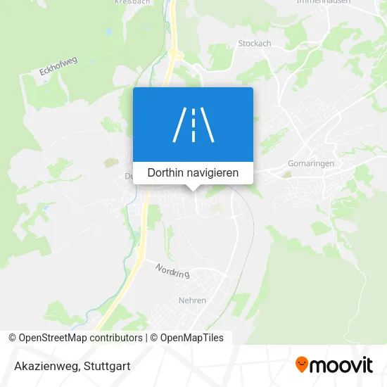 Akazienweg Karte