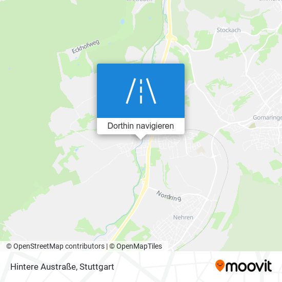 Hintere Austraße Karte