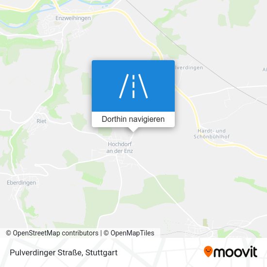 Pulverdinger Straße Karte