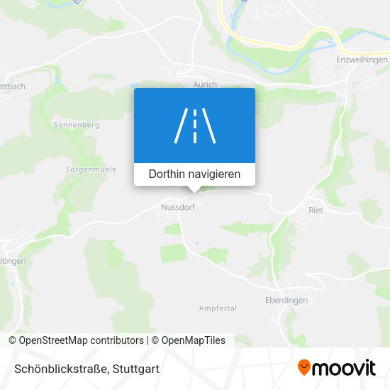 Schönblickstraße Karte