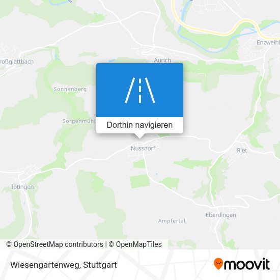 Wiesengartenweg Karte