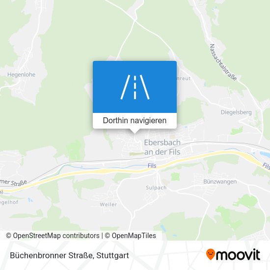 Büchenbronner Straße Karte