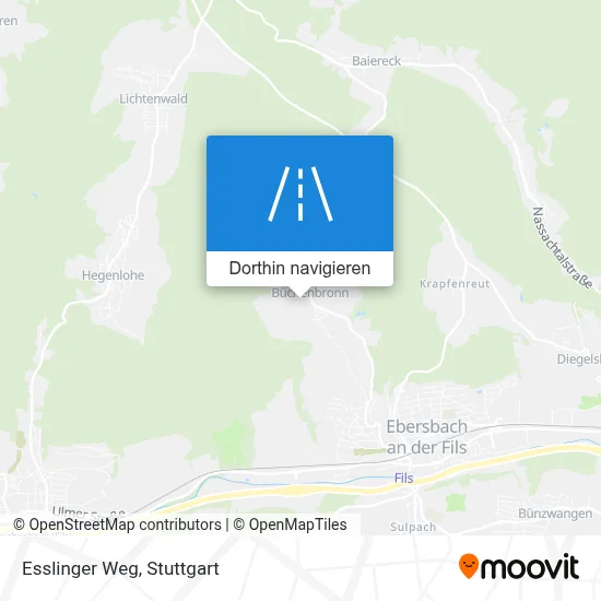 Esslinger Weg Karte