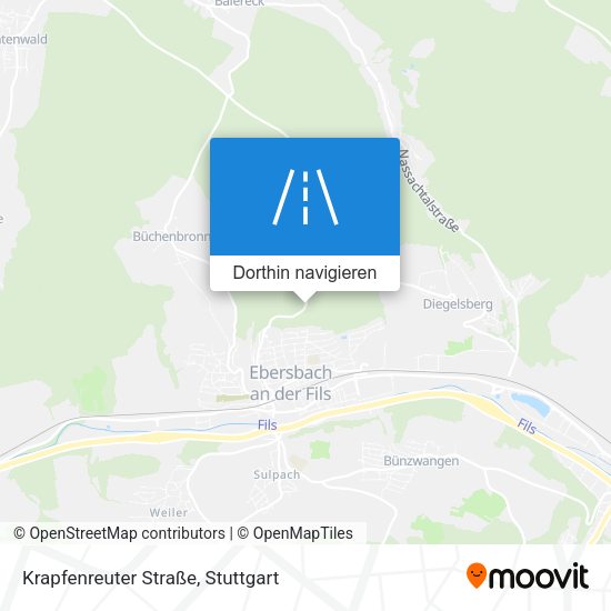 Krapfenreuter Straße Karte