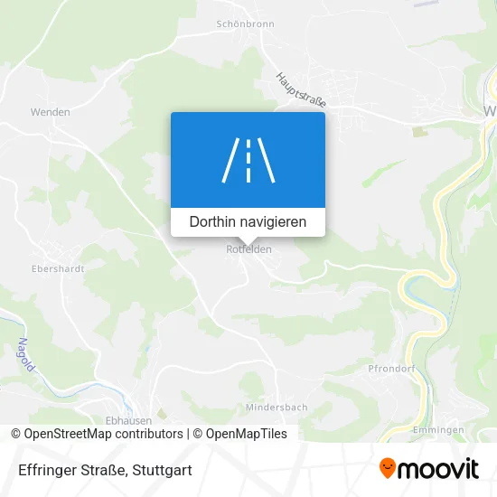 Effringer Straße Karte