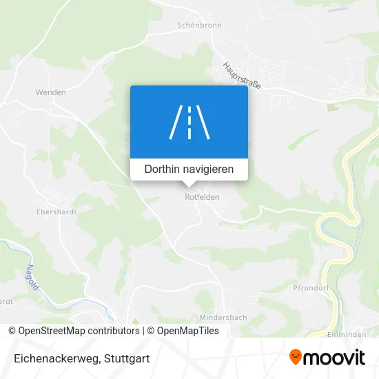 Eichenackerweg Karte