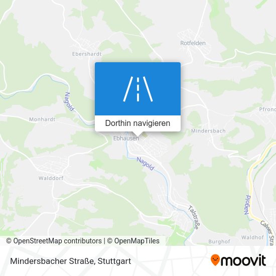 Mindersbacher Straße Karte
