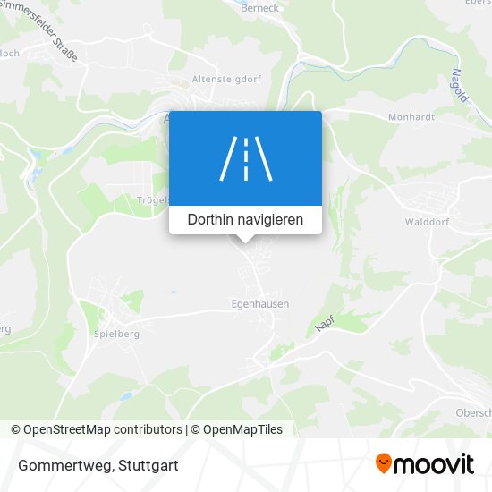 Gommertweg Karte