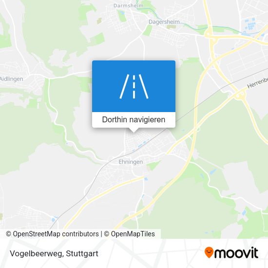 Vogelbeerweg Karte