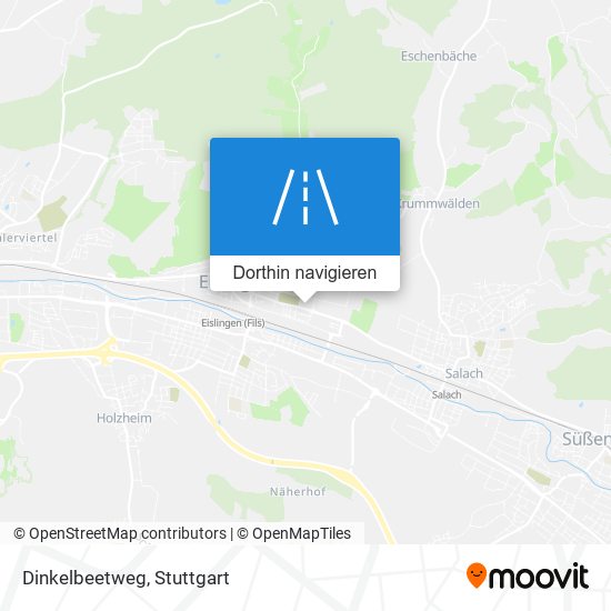 Dinkelbeetweg Karte