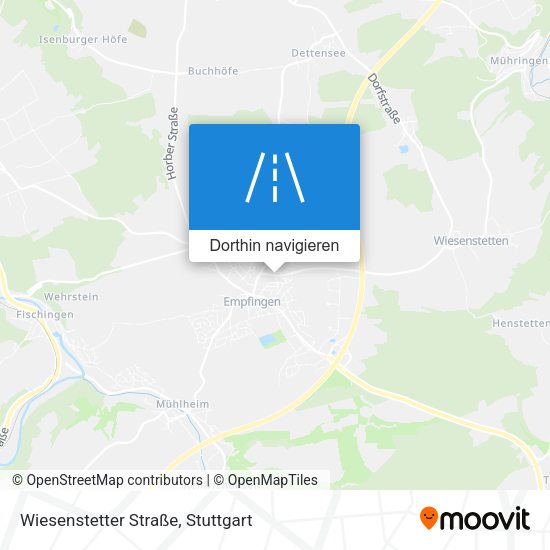 Wiesenstetter Straße Karte