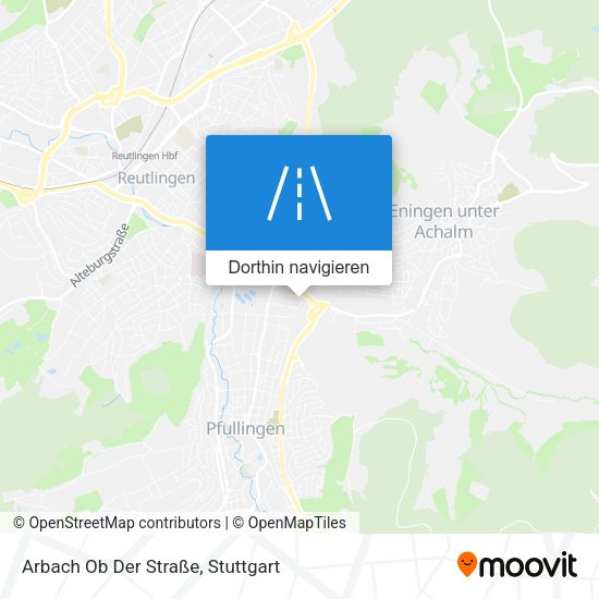 Arbach Ob Der Straße Karte