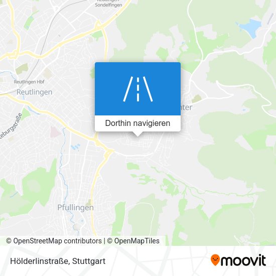 Hölderlinstraße Karte