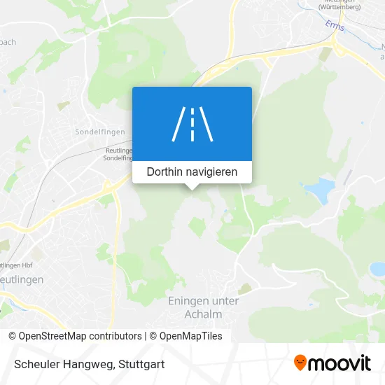 Scheuler Hangweg Karte