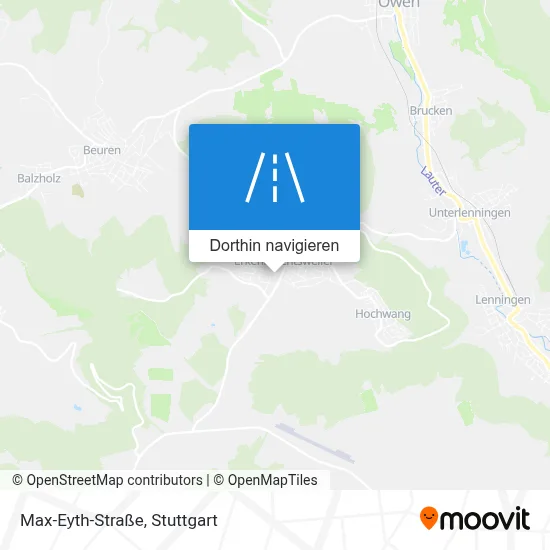Max-Eyth-Straße Karte