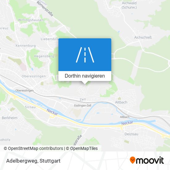 Adelbergweg Karte