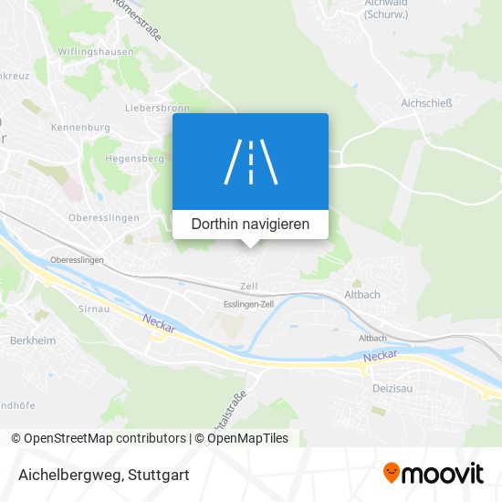 Aichelbergweg Karte