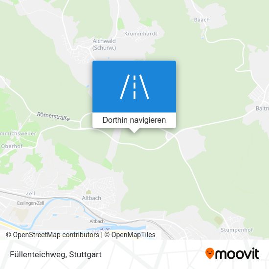 Füllenteichweg Karte