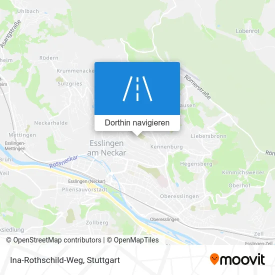 Ina-Rothschild-Weg Karte