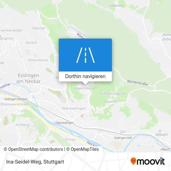 Ina-Seidel-Weg Karte