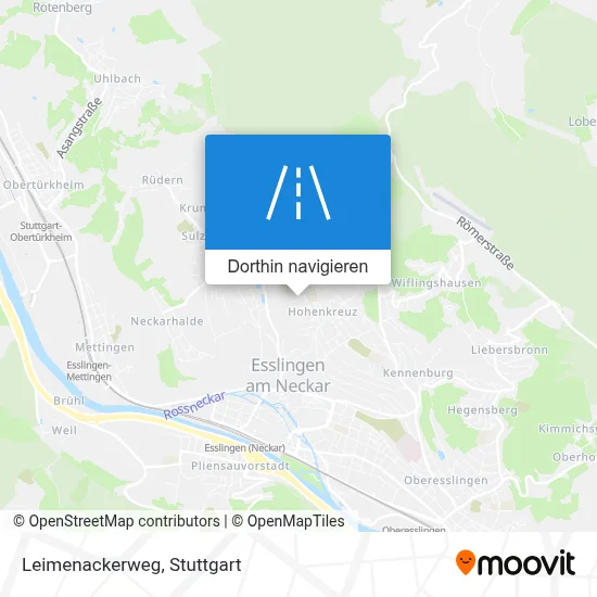 Leimenackerweg Karte