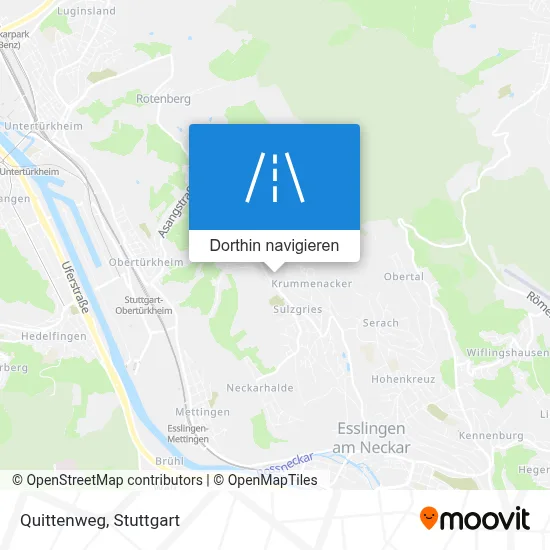 Quittenweg Karte
