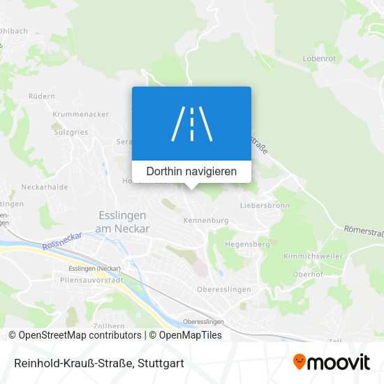 Reinhold-Krauß-Straße Karte