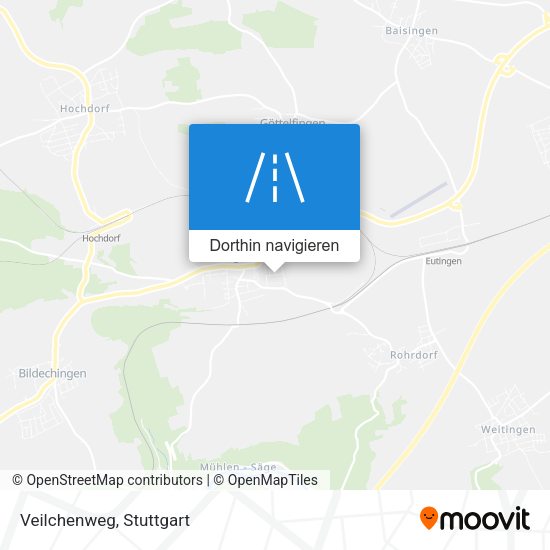 Veilchenweg Karte