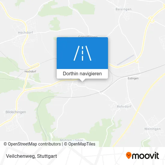 Veilchenweg Karte
